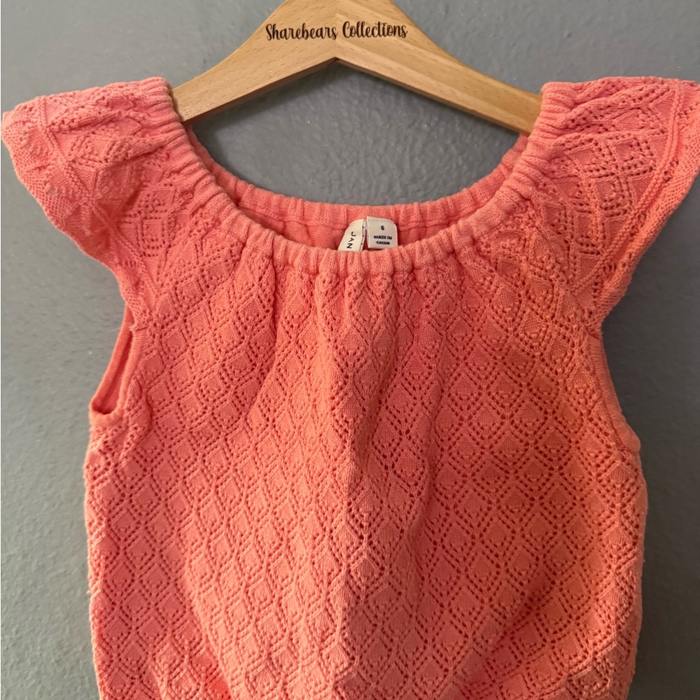 Janie and Jack Coral Knit Diamond-Textured Top